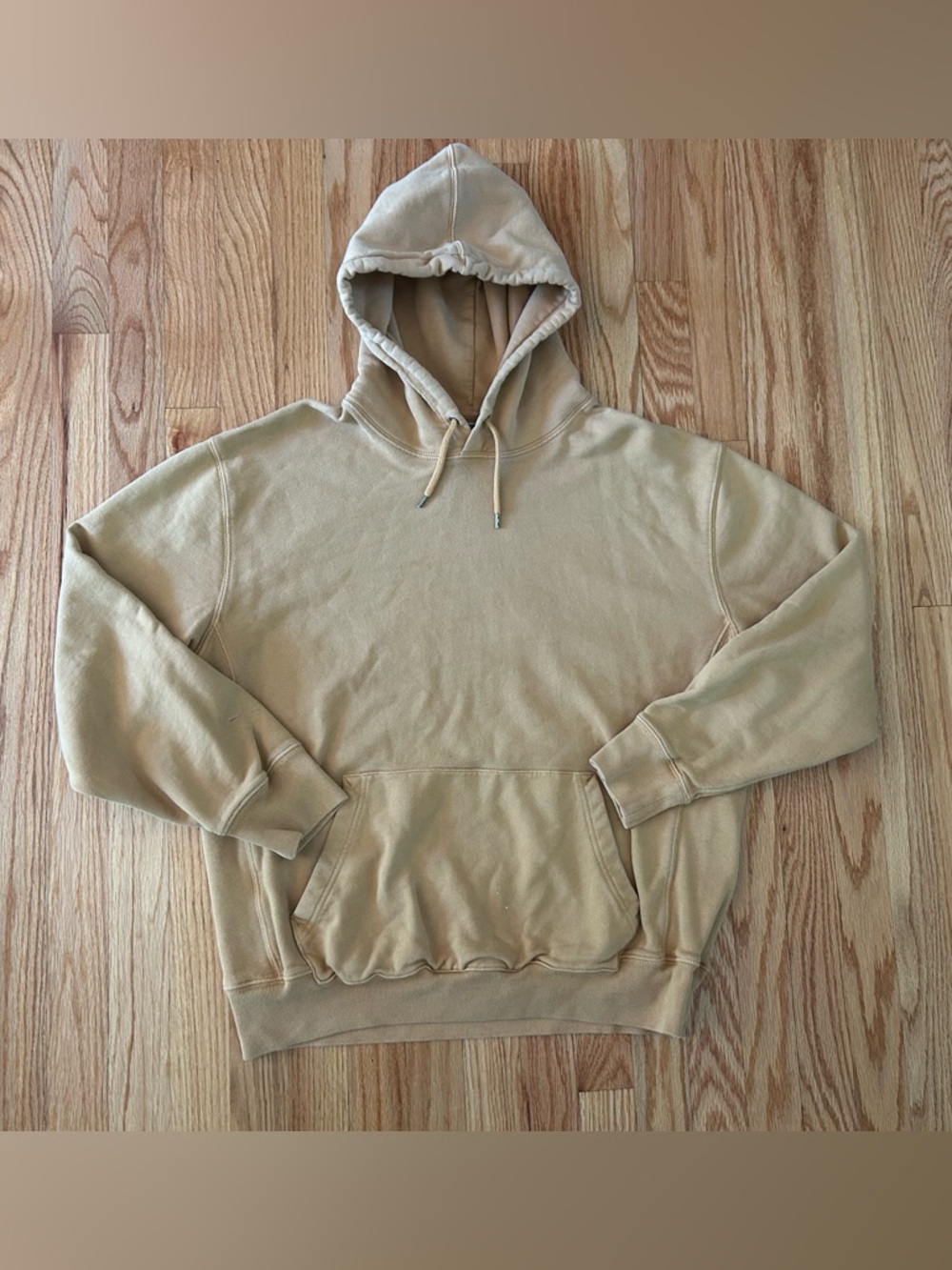 J. Crew Men's Hooded Sweatshirt in Golden Yellow